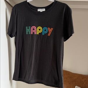 Sub_Urban Riot Black 'Happy' Tee